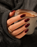 Black Cherry Almond Press-On Nails